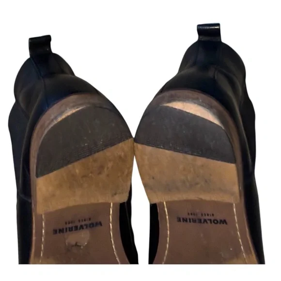 Women’s Wolverine Black Leather Pull On 1000 Miles Chelsea Boots Size 10 EU 41 - Picture 7 of 7